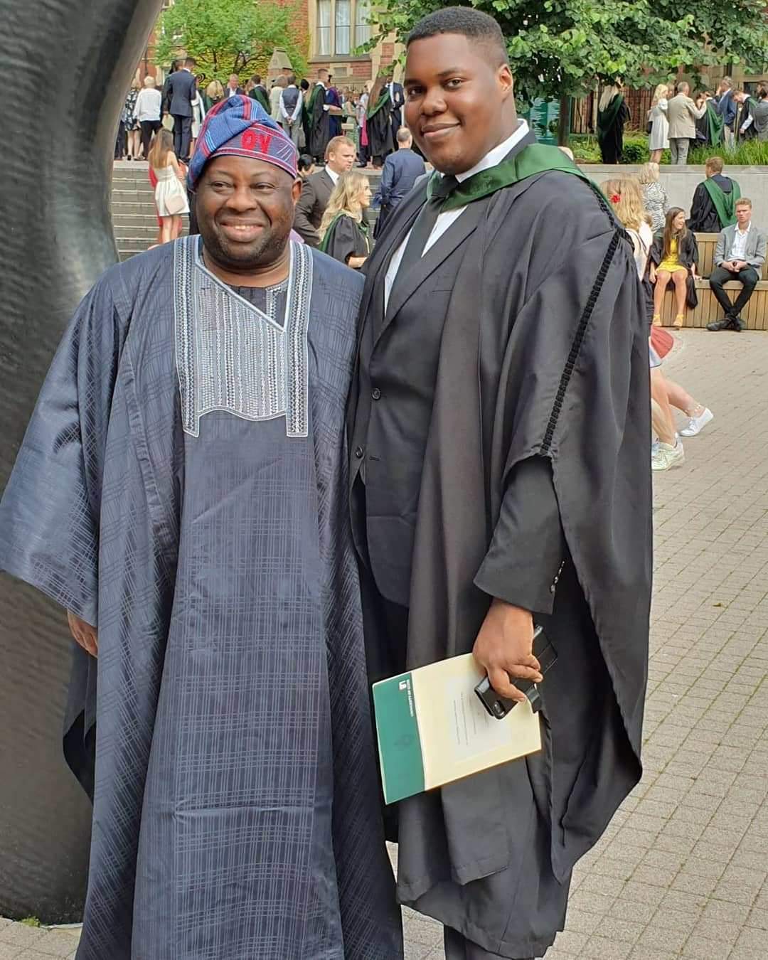 Dele Momodu's son graduates from UK University (Photos)