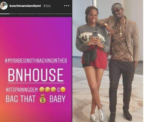 #BBNaija: 'My babe is not knacking in the house' - Jackye's boyfriend celebrates