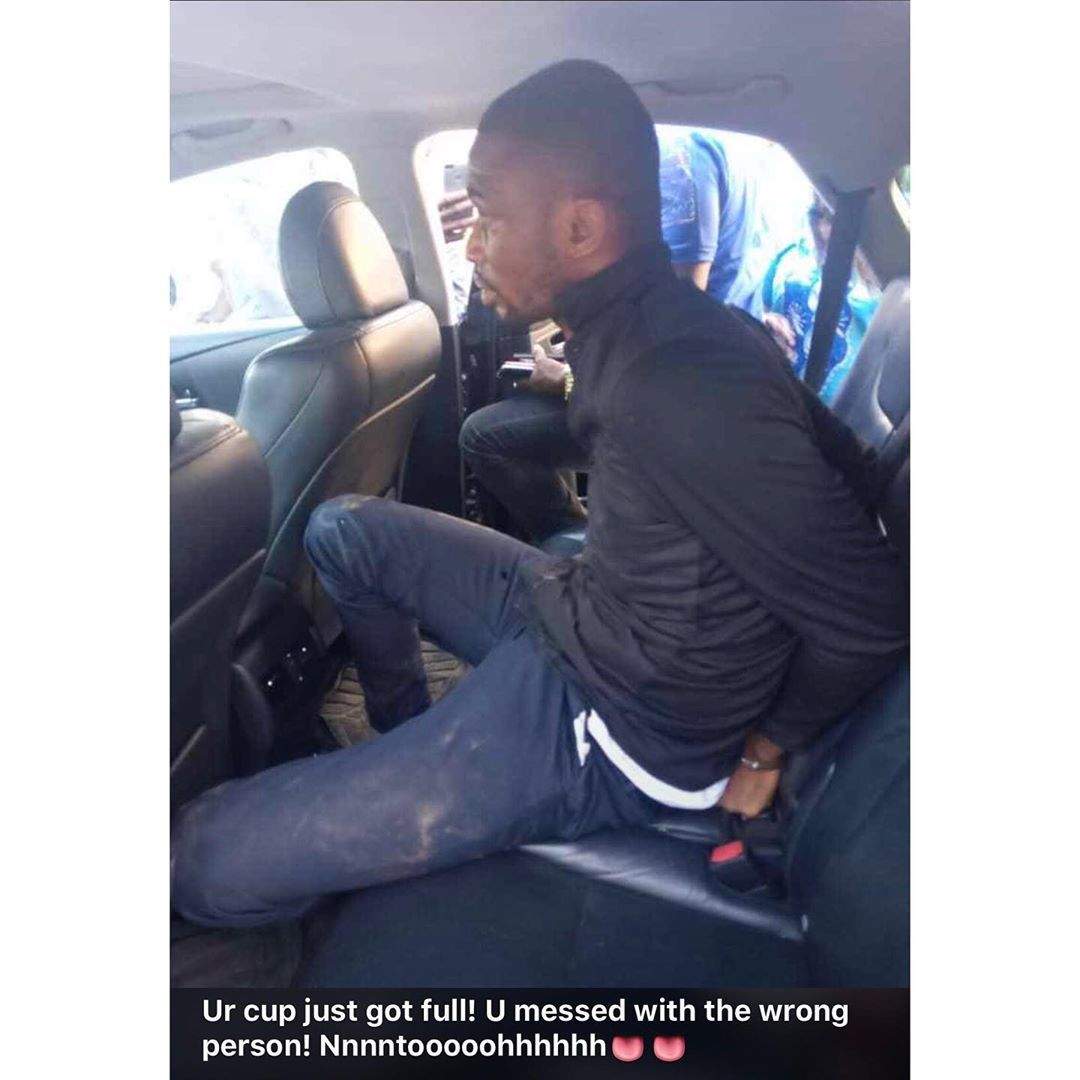 Car thief arrested after snatching Uber driver's car (photos)