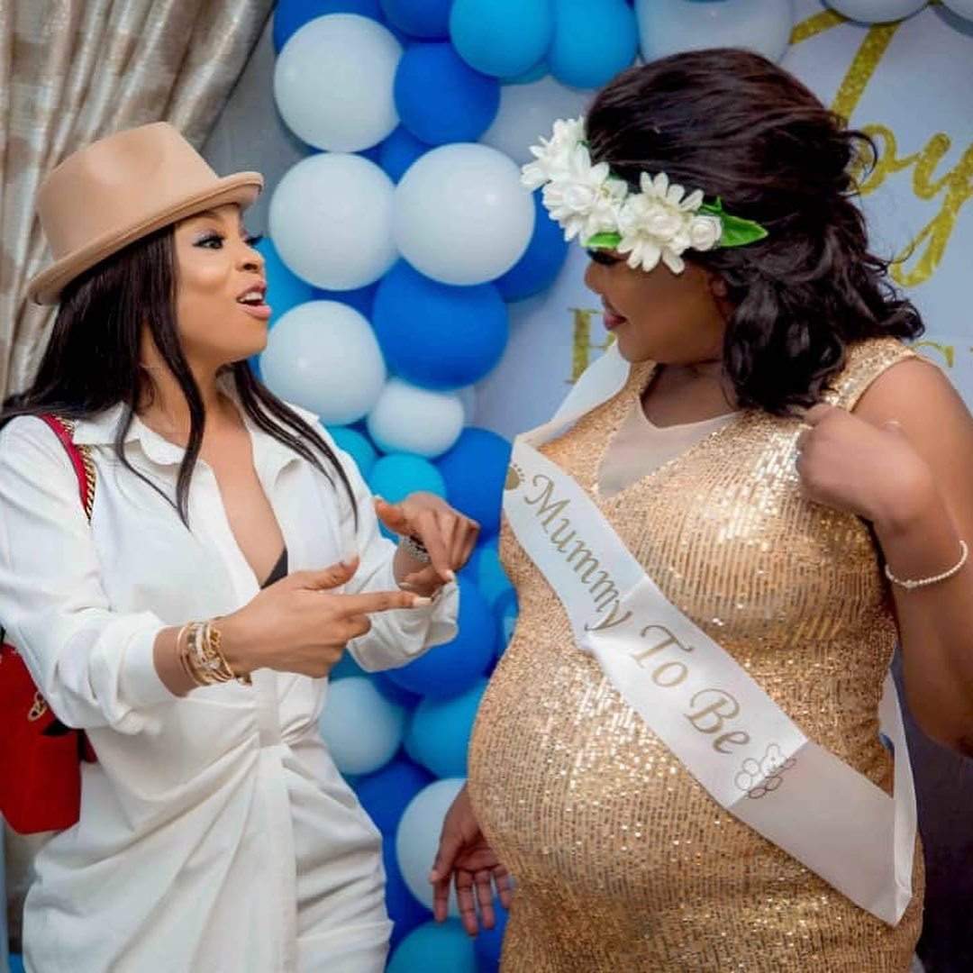 My favorite part of your life is you waking up one morning and turning your life around - Toke Makinwa congratulates Toyin Abraham