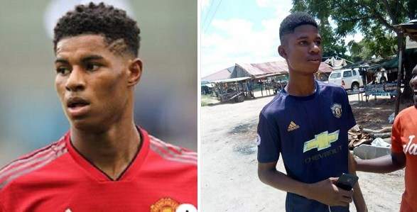 Ghanaian guy who looks like Manchester United star becomes internet sensation