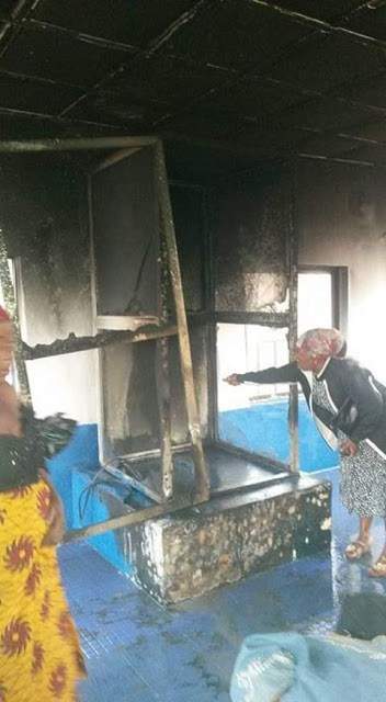 Woman sets statue of Virgin Mary ablaze at a Catholic Church in Enugu state
