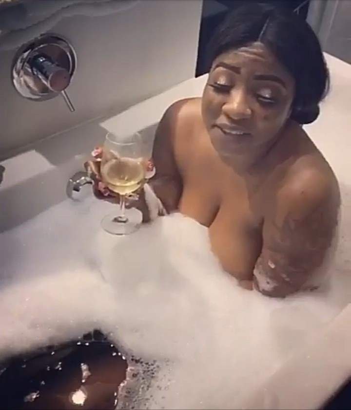 Anita Joseph shares naughty clip of herself in a bathtub with a man (Video)