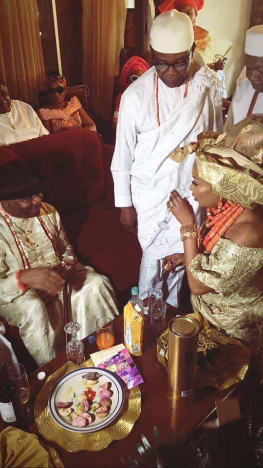 Actress, Eku Edewor's mum remarries, see photos from the traditional wedding.