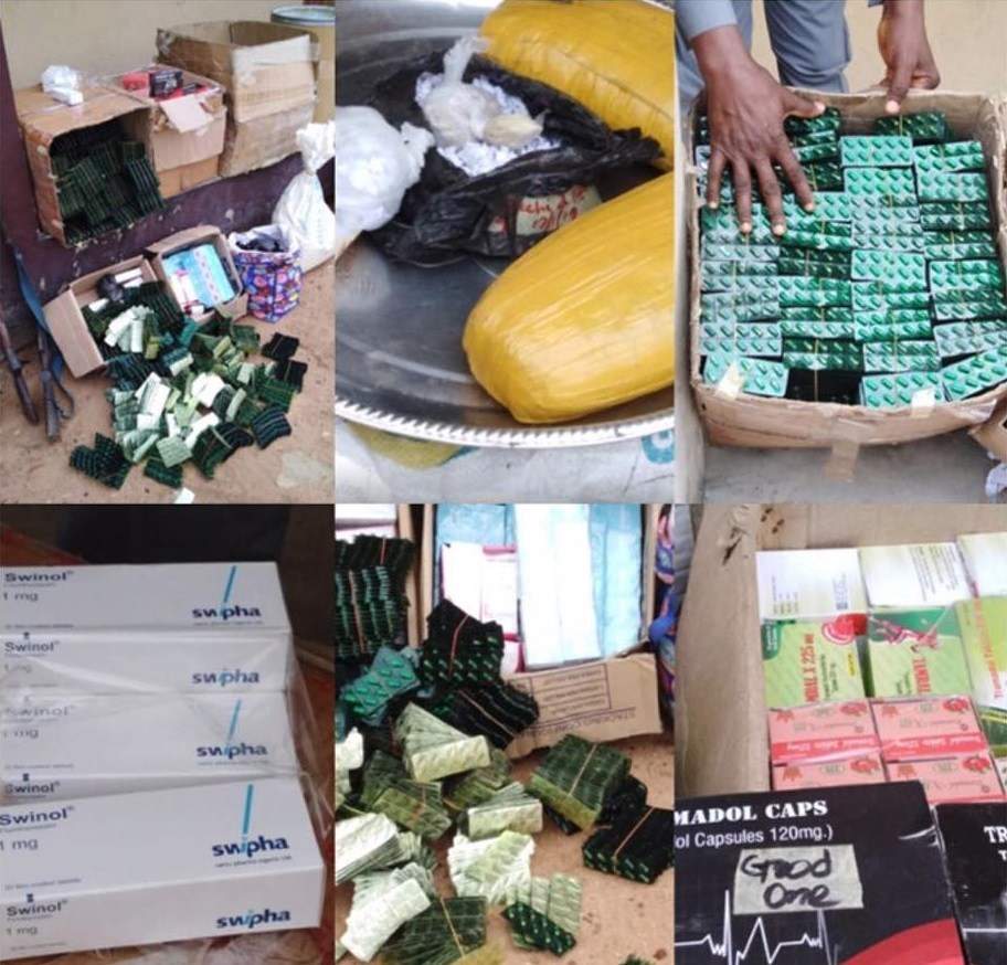 Trailer Load Of Tramadol, Illegal Drugs Worth N44M Seized By Customs.