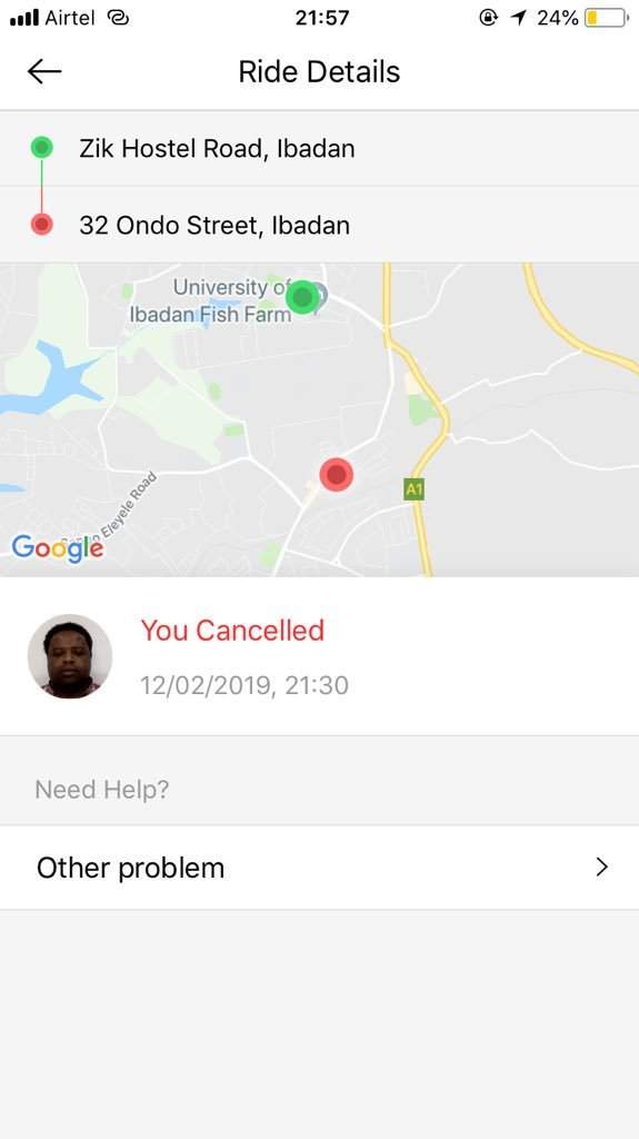 Lady shares messages sent to her by a Taxify driver; threatening to beat her up because she canceled a ride