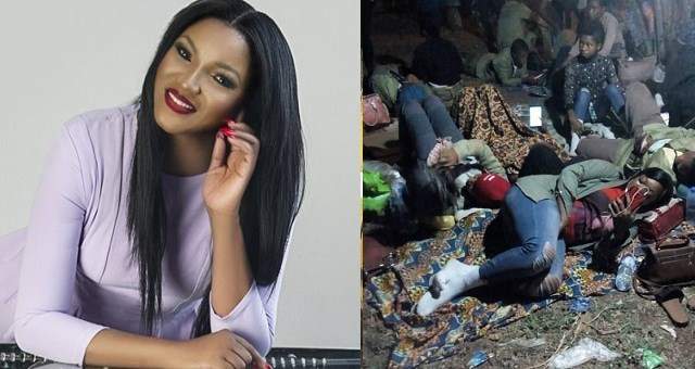 Why do parents allow their children do NYSC? - Omotola reacts to INEC's poor treatment of corpers