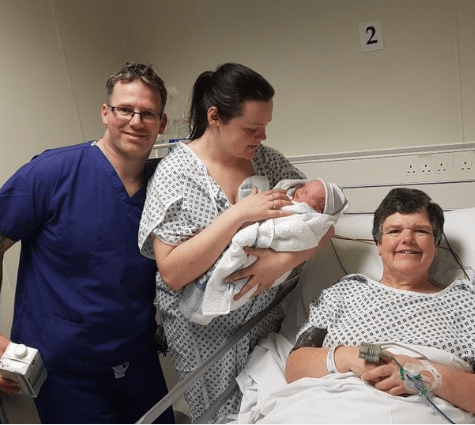 Woman, 55, gives birth to her own grandchild because her daughter doesn't have a womb (Photos)