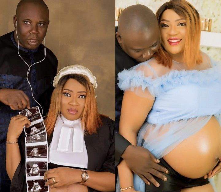 Nigerian lawyer becomes a mother after 16-years of marriage (Photos)