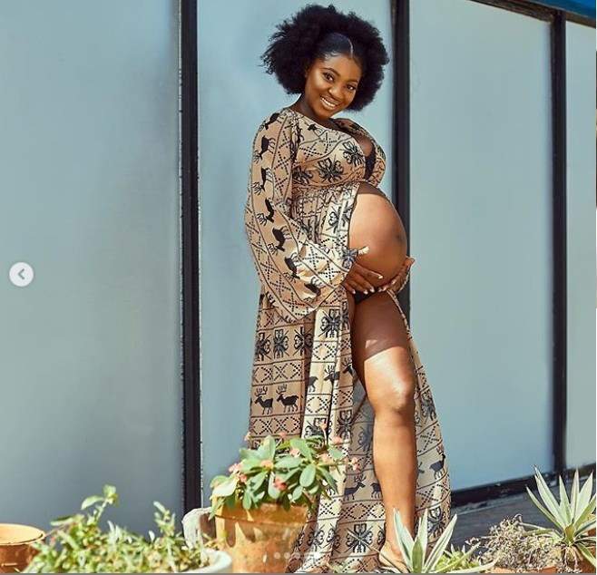 Actress Yvonne Jegede shares beautiful photos from her maternity shoot