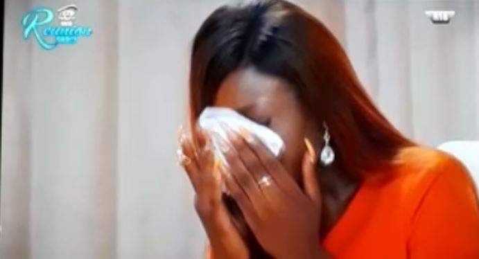 Alex breaks down, cries and walks out after Cee-C revealed to the World that she had sex with Tobi in South Africa after the show (Video)