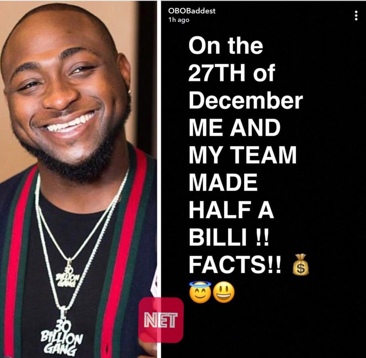 See How Many Billion Davido Made From 30 Billion Concert