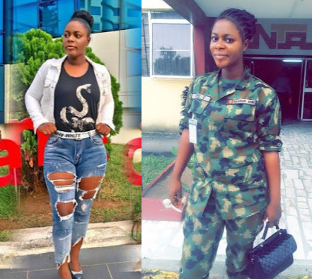 'I Slay In My Military Uniform Just The Same Way I Slay In My Civil Wear' - Pretty Nigerian Female Soldier Says
