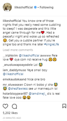 'I Was Desperate And This Little Angel Came Through For Me' - Lil Kesh Says As He Cuddles A Doll
