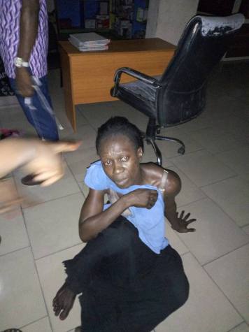 Photos: Duncanmighty's Eldest Sister, Nabbed Stealing At A Mall In Port Harcourt, Rivers State