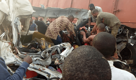 Fatal Accident Along Lagos-Benin Expressway Claims The Lives Of All Passengers (Photos)