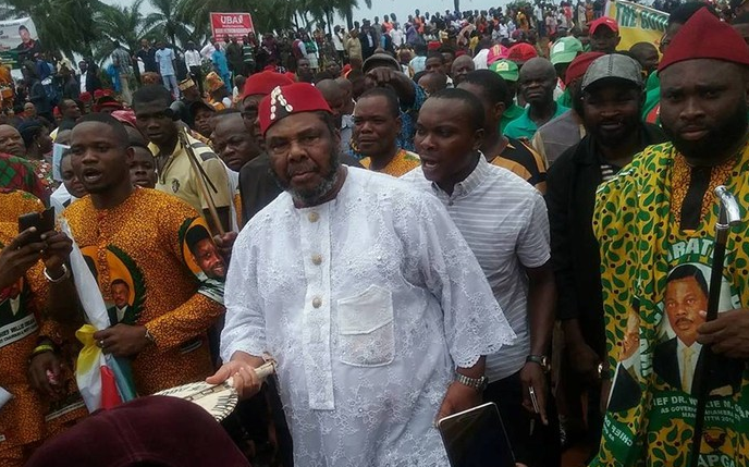 Pete Edochie Steps Out In Style At The Flagging Off Ceremony Of Anambra Airport (Photos)