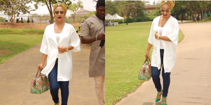 Tonto Dikeh Dazzles In New Photos As She Goes On A Humanitarian Visit