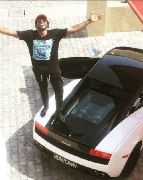 Runtown Acquires Lamborghini Gallardo Estimated at N150million (Photos/Video)