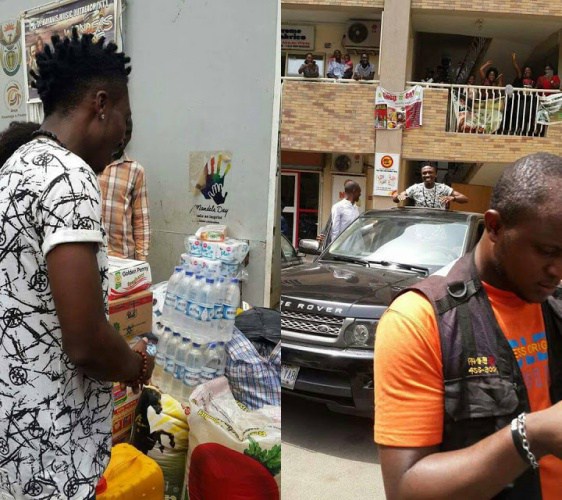 Efe Visits IDP Camp in Abuja, Donates Relief Materials to the Displaced People (Photos)