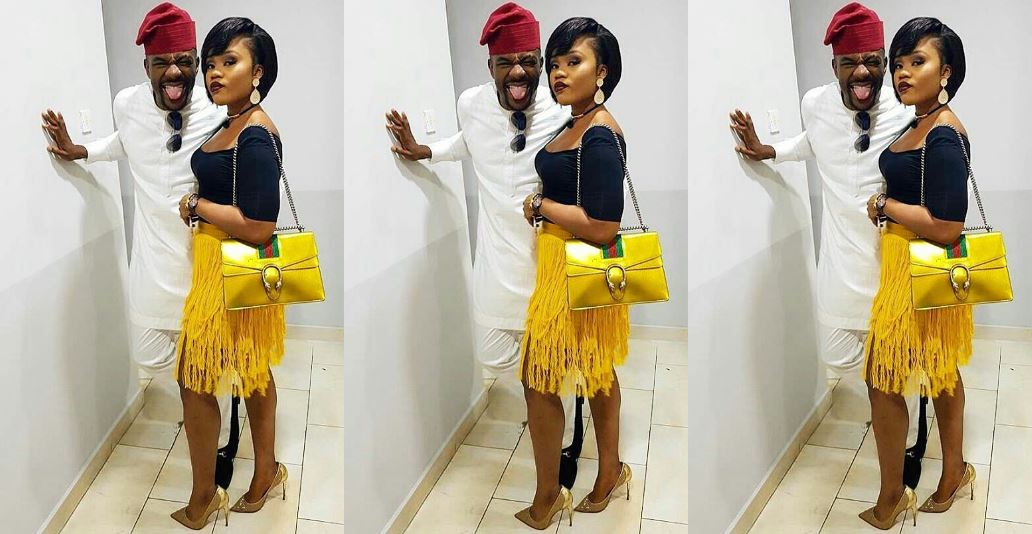 Lovely Photo Of Ebuka Obi-Uchendu & His Wife Cynthia Rocking Her $3,290 (N1.3million) Gucci Bag