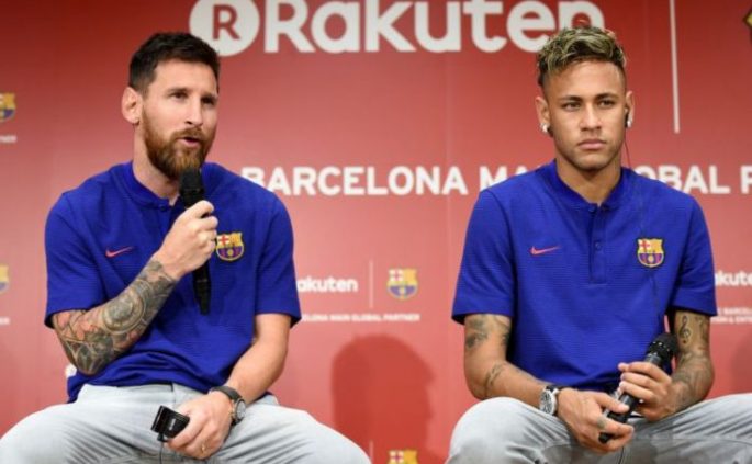 Messi Bids Neymar Farewell In Touching Tribute - VIDEO
