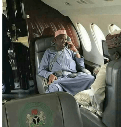 DJ Shabsy Mocks Governor Ganduje's Airplane Seat Belt Position