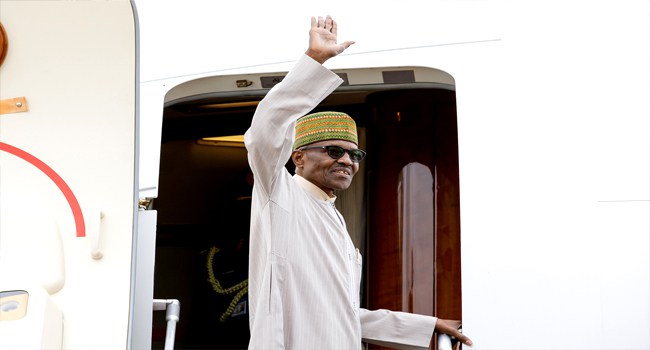 President Buhari leaves New York for medical appointment in London