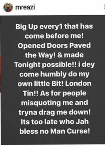 'Jah Has Already Blessed Me. No Man Can Curse Me' - Mr Eazi Replies His Critics