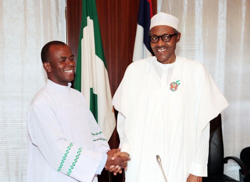 'Angels Are Warming Up For You' - Rev. Father Mbaka to President Buhari