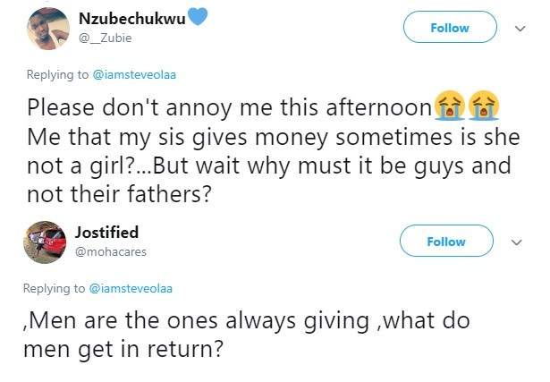 'It's disrespectful to ask your girl if she needs money' - Nigerian Lady