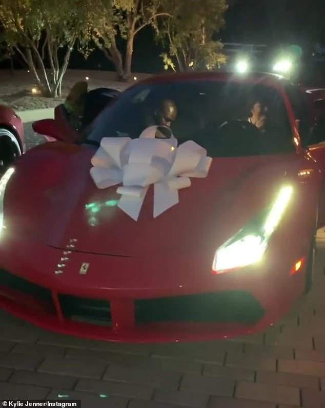 Kylie Jenner surprises mum Kris Jenner with brand new Ferrari 488 for her 63rd birthday