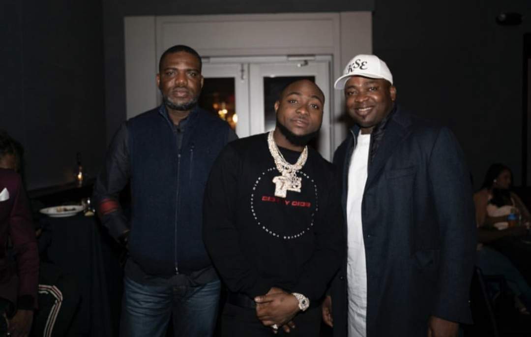 Davido holds birthday dinner with family in the United States (Photos)