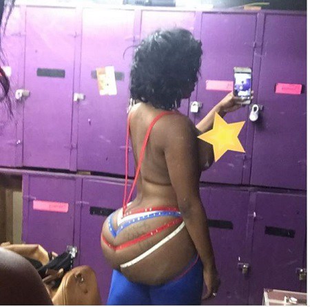 Meet the US-based Nigerian B**ty Queen Raking Heavy Dollars from Showing Off Her Backside | Photos