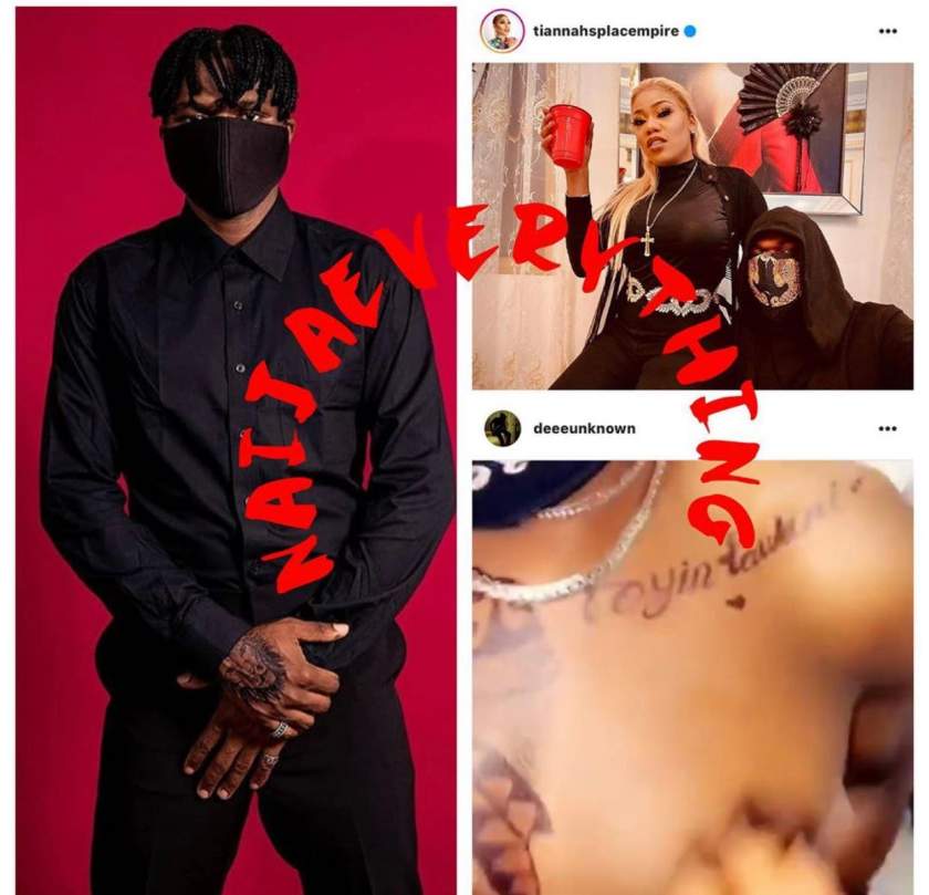 Toyin Lawani's New Man Tattoos Her Name On His Chest (Photos)