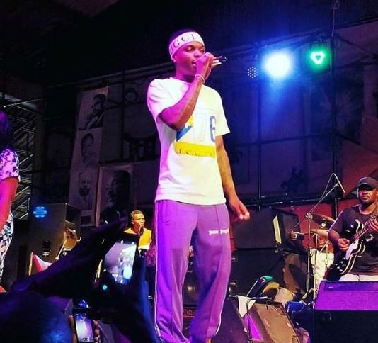 New Photos/Video Shows Wizkid Hale & Hearty Following Health Scare; Spotted At Fela Shrine.