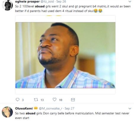 500 Level ABUAD Student Allegedly Impregnates 2 100 Level Students Before Their Matriculation.