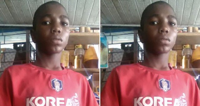 Nigerian Father Allegedly Sends Young Son Away From Home For Featuring In Football. (Photo)