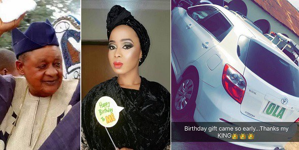 Alaafin of Oyo gifts youngest wife with brand new car as an early birthday gift