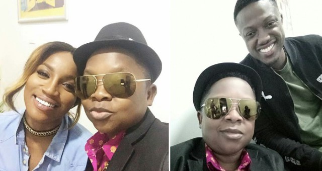 Chinedu Ikedieze Shares Photos Of Himself With Vector And Seyi Shay In The Studio