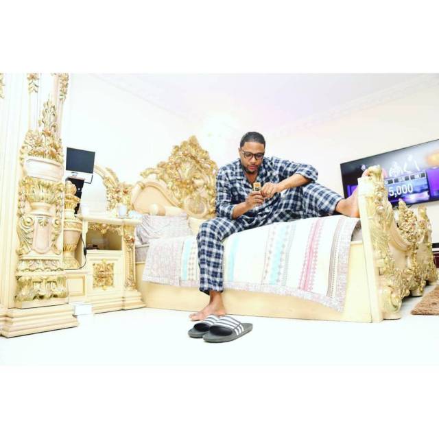 E-Money Shows Off His Exotic Bedroom As He Prays Before He Sleeps. (Photos)