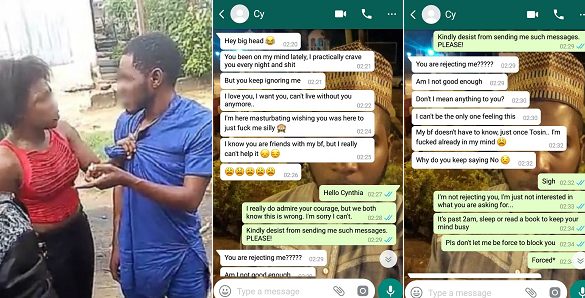 Wawu! See How A Nigerian Lady Cursed Her Boyfriend's Friend Because He Refused To Sleep With Her.