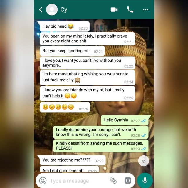 Wawu! See How A Nigerian Lady Cursed Her Boyfriend's Friend Because He Refused To Sleep With Her.