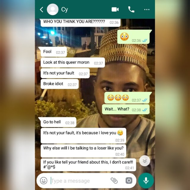 Wawu! See How A Nigerian Lady Cursed Her Boyfriend's Friend Because He Refused To Sleep With Her.