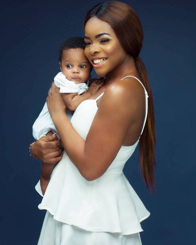 'Kissing Him Is A Hobby' - Laura Ikeji Says Of Her Adorable Baby Boy.