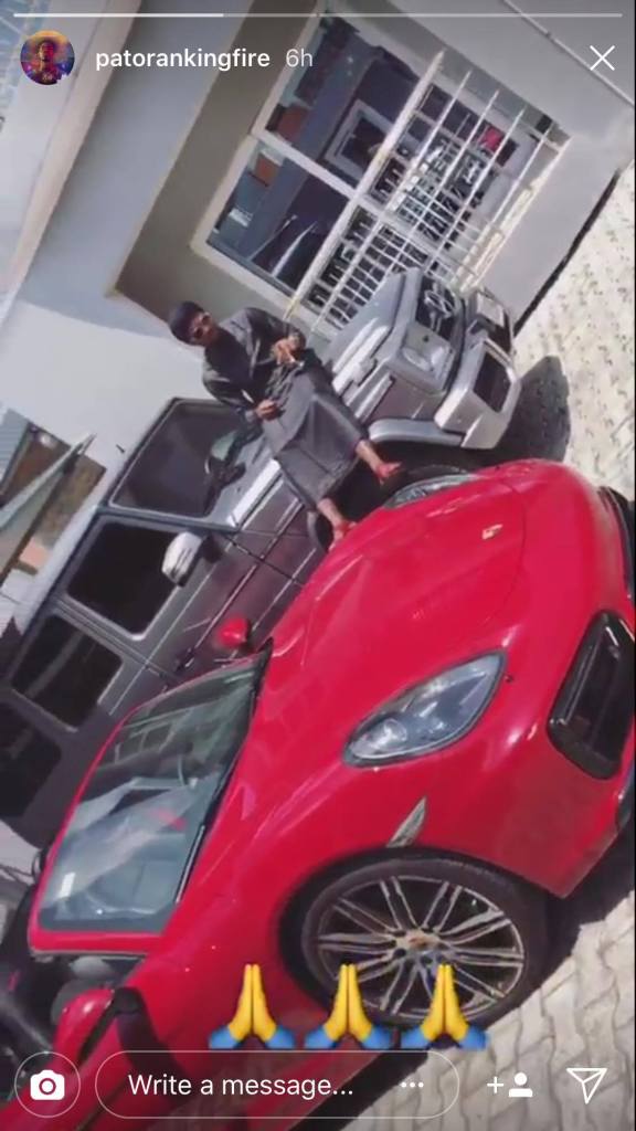 Patoranking acquires a G-Wagon and Porsche at the same time!