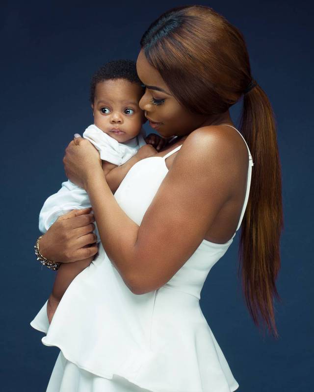 'Kissing Him Is A Hobby' - Laura Ikeji Says Of Her Adorable Baby Boy.