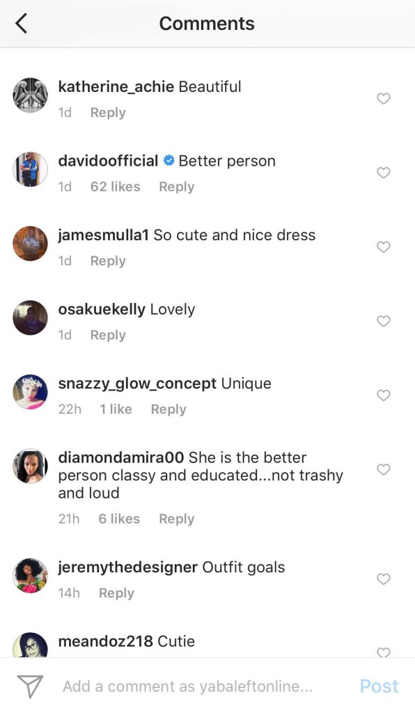 'Better Person' - Davido Hails His 2nd Baby Mama, Amanda On Instagram.