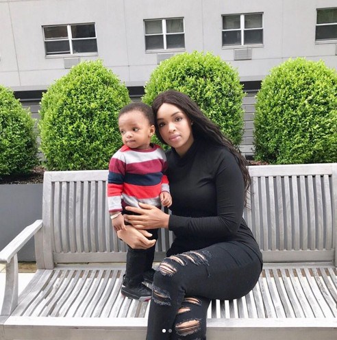 Binta and Wizkid's alleged son, Ayo.