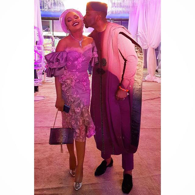 Beautiful Celebrity couples that attended Banky W and Adesua's Traditional Wedding.. (photos) #BAAD2017
